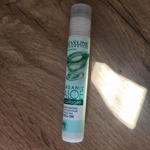 Eveline Cosmetics Organic Aloe + Collagen, Nawilżający roll-on modelujący kontur oczu - opinie | zdjęcie do recenzji od Sana50