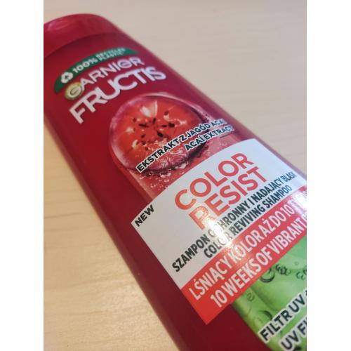 Garnier Fructis Color Resist, Szampon do włosów farbowanych (nowa wersja) - opinie | zdjęcie do recenzji od Azani