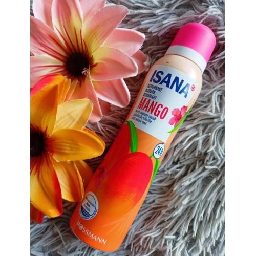 Isana Mango Deo Spray 24h (Dezodorant w sprayu `Mango`) - opinie | zdjęcie do recenzji od Anuusiaczeek