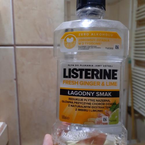 Listerine Fresh Ginger & Lime, Płyn do płukania jamy ustnej  `Łagodny smak` - opinie | zdjęcie do recenzji od lusia1987