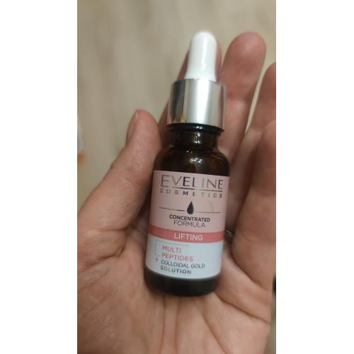 Eveline Cosmetics Skoncentrowana Formuła, Serum multi peptydy + koloidalne złoto `Lifting` - opinie | zdjęcie do recenzji od MinimaNebula