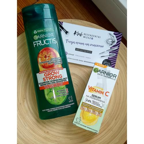 Garnier Fructis, Grow Strong Orange, Reinforcing Shampoo (Wzmacniający szampon do włosów cienkich z ekstraktem z pomarańczy) - opinie | zdjęcie do recenzji od Klaudek898 - 1