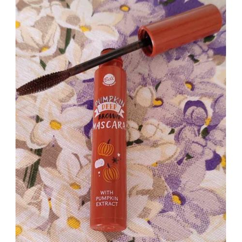 Bell Pumpkin Deep Brown Mascara (Brązowa mascara pogrubiająca i wydłużająca rzęsy z ekstraktem z dyni) - opinie | zdjęcie do recenzji od Magy11