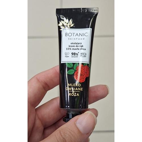 Botanic Skin Food Krem do rąk `Mleko owsiane i róża` - opinie | zdjęcie do recenzji od Narcyz90