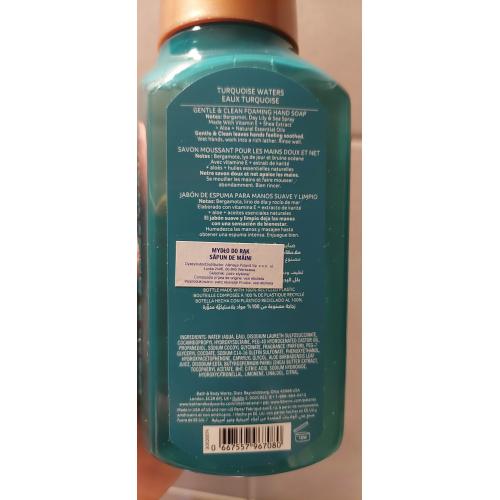 Bath & Body Works Turquoise Water, Foaming Hand Soap (Mydło do rąk w piance `Turkusowa woda`) - opinie | zdjęcie do recenzji od Malgos_es - 2
