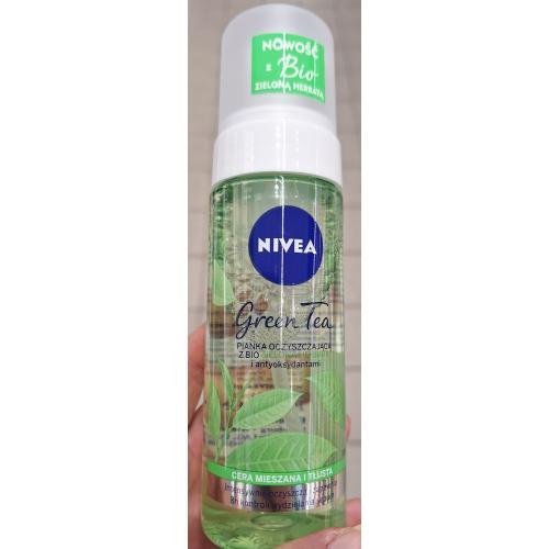 Nivea Green Tea, Pianka oczyszczająca z bio zieloną herbatą i antyoksydantami - opinie | zdjęcie do recenzji od Narcyz90