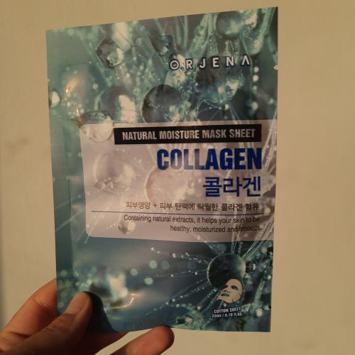 Orjena Natural Moisture Mask Sheet Collagen (Maska w płachcie z kolagenem odmładzająca) - opinie | zdjęcie do recenzji od lusia1987