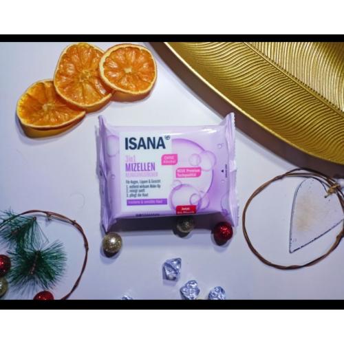 Isana Clean + Care, 3 in 1 Milde Reinigungstücher (Chusteczki do demakijażu) - opinie | zdjęcie do recenzji od Anuusiaczeek