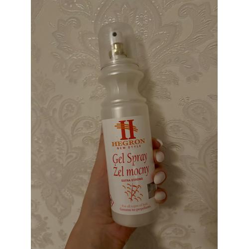 Hegron Gel spray `Mega strong` (Żel w rozpylaczu megamocny) - opinie | zdjęcie do recenzji od Dominikaaqq