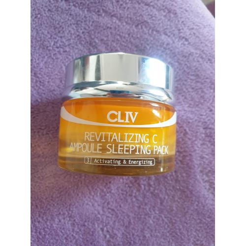 Cliv Premium Revitalizing C Ampoule Sleeping Pack (Rewitalizująca maska-ampułka w kremie na noc z witaminą C) - opinie | zdjęcie do recenzji od Agnieszkaszasta - 1