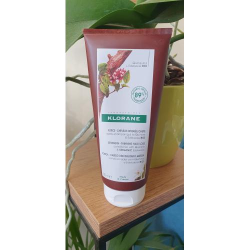Klorane Conditioner with Quinine & Organic Edelweiss (Odżywka z chininą i organiczną szarotką) - opinie | zdjęcie do recenzji od DomFra - 1