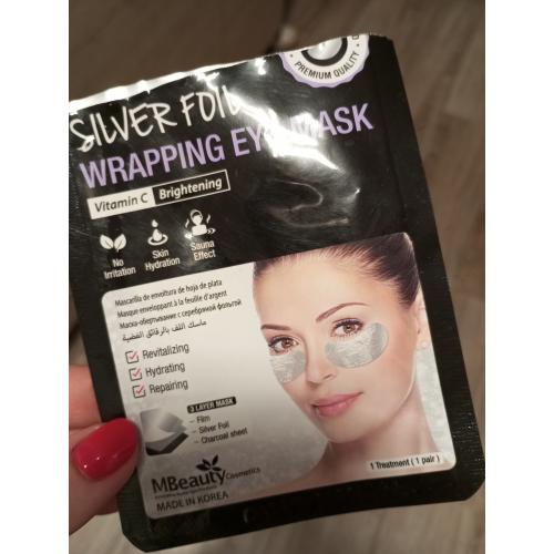 MBeauty Silver Foil, Wrapping Eye Mask (Rozświetlające płatki pod oczy) - opinie | zdjęcie do recenzji od mm2991