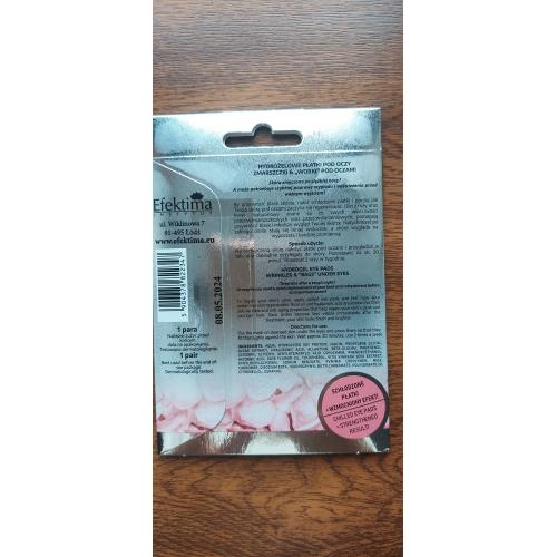 Efektima Hialu Rose, Hydrogel Eye Pads (Hydrożelowe płatki na zmarszczki i "worki" pod oczami) - opinie | zdjęcie do recenzji od Malgos_es - 2