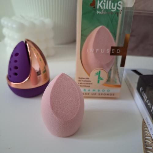 KillyS Make Me Up!, Infused Bamboo Makeup Sponge (Gąbeczka do makijażu z ekstraktem z bambusa) - opinie | zdjęcie do recenzji od Rabaciara
