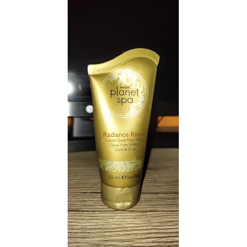 Avon Planet Spa, Radiance Ritual, Liquid Gold Face Mask (Rozświetlająca maseczka do twarzy) - opinie | zdjęcie do recenzji od joaska1992