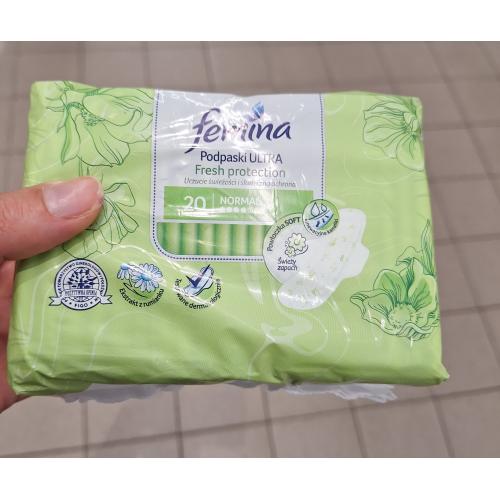 Femina Podpaski ultra `Fresh protection` - opinie | zdjęcie do recenzji od Narcyz90