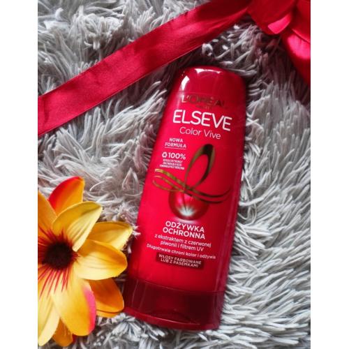 L'Oreal Paris Elseve, Color - Vive, Odżywka ochronna do włosów farbowanych (nowa wersja) - opinie | zdjęcie do recenzji od Anuusiaczeek
