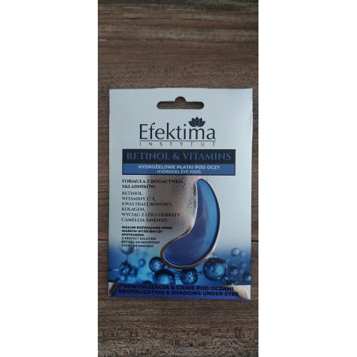 Efektima Retinol & Vitamins, Hydrożelowe płatki pod oczy - opinie | zdjęcie do recenzji od Malgos_es - 1