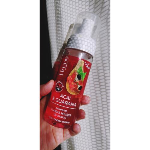 Lirene Dermoprogram Superfood Acai & Guarana, Naturalna pianka do mycia twarzy - opinie | zdjęcie do recenzji od shewild