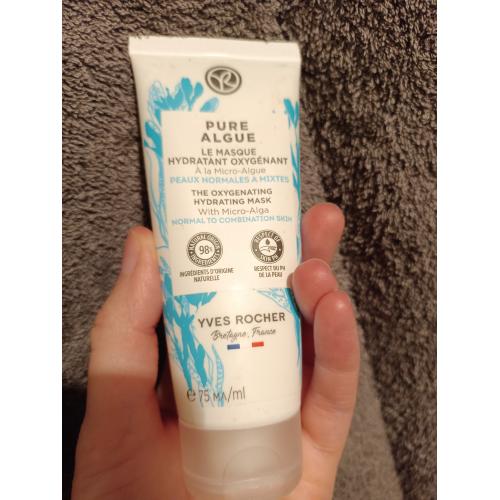Yves Rocher Pure Algue, Le Masque Hydratant Oxygenant (Maska nawilżająco-dotleniająca) - opinie | zdjęcie do recenzji od Lothris