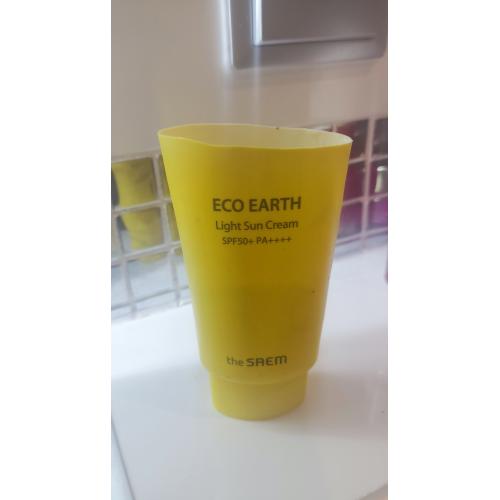 The Saem Eco Earth, Light Sun Cream SPF50+ PA++++ (Lekki krem przeciwsłoneczny z filtrem UV) - opinie | zdjęcie do recenzji od Magdalena1385