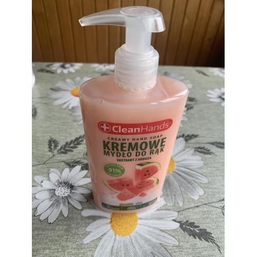 CleanHands Creamy Hand Soap (Kremowe mydło w płynie 'Ekstrakt z arbuza') - opinie | zdjęcie do recenzji od IwonaTeresaMaria