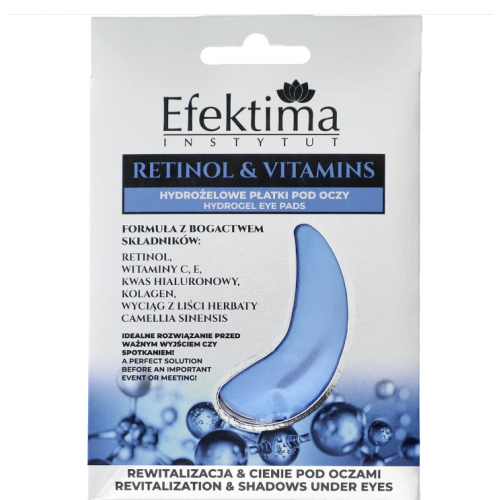 Efektima Retinol & Vitamins, Hydrożelowe płatki pod oczy - opinie | zdjęcie do recenzji od _inga