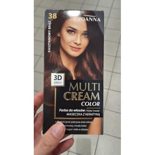 Joanna Multi Cream Color Efekt 3D (Trwała farba do włosów) - opinie | zdjęcie do recenzji od Narcyz90