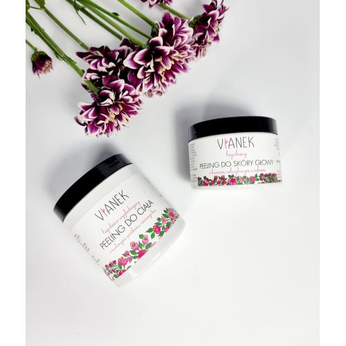 Vianek Seria Różowa, Łagodząco - wygładzający peeling do ciała - opinie | zdjęcie do recenzji od Cosmetic_heaven