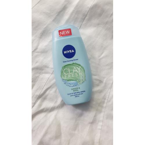 Nivea Clay Fresh, Deep Cleansing Shower Ginger & Basil (Żel pod prysznic z glinką `Imbr i bazylia`) - opinie | zdjęcie do recenzji od Justis84