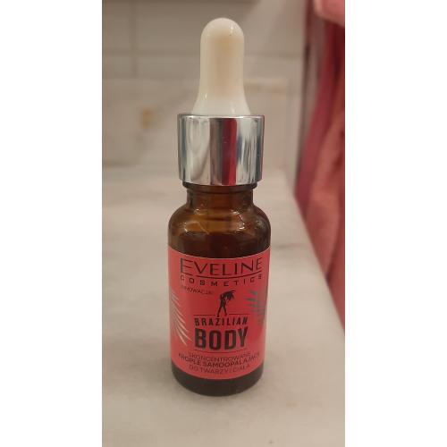 Eveline Cosmetics Brazilian Body, Skoncentrowane krople samoopalające do twarzy i ciała 6w1 - opinie | zdjęcie do recenzji od Agataa93