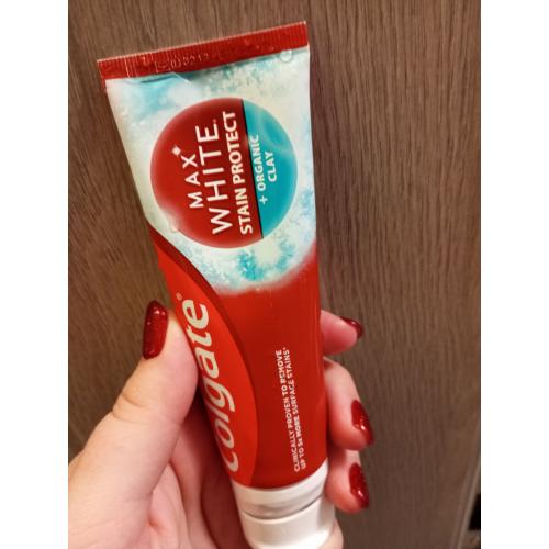 Colgate Max White Stain Protect + Organic Clay Toothpaste (Pasta do zębów z glinką organiczną) - opinie | zdjęcie do recenzji od mm2991