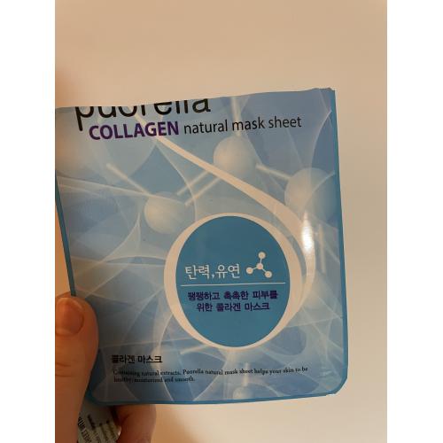 Puorella Collagen Natural Mask Sheet (Odmładzająca maska do twarzy `Kolagen`) - opinie | zdjęcie do recenzji od Medea05