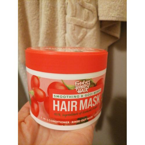 Action Feedyo' Hungry Hair, Smoothing & Goji Berry Hair Mask (Maska do włosów z owocami goji) - opinie | zdjęcie do recenzji od goha80
