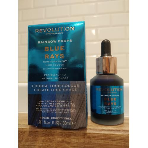 Revolution Haircare Rainbow Drops Blue Rays (Pigment koloryzujący do włosów) - opinie | zdjęcie do recenzji od Avesammael - 1