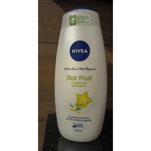 Nivea Care & Star Fruit, Pielęgnujący żel pod prysznic (nowa wersja) - opinie | zdjęcie do recenzji od optostin