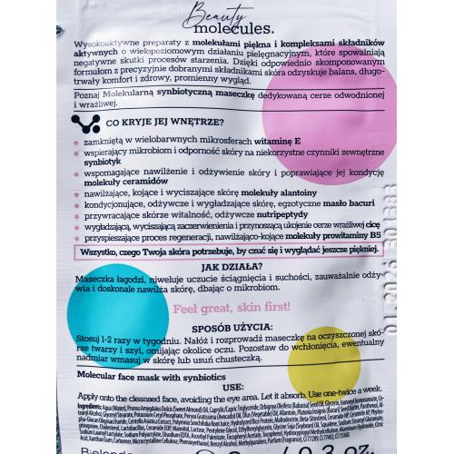 Bielenda Beauty Molecules, B5, Molekularna maseczka synbiotyczna - opinie | zdjęcie do recenzji od Myszamouse - 1