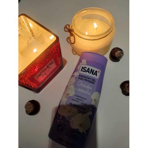 Isana Orchidee & Vanille Cremedusche (Kremowy żel pod prysznic `Orchidea i wanilia`) - opinie | zdjęcie do recenzji od blondeinbeauty