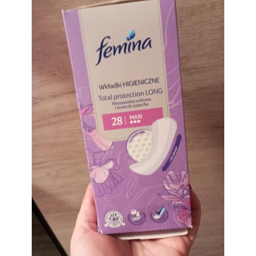 Femina Total Protection Long, Wkładki higieniczne długie - opinie | zdjęcie do recenzji od mm2991