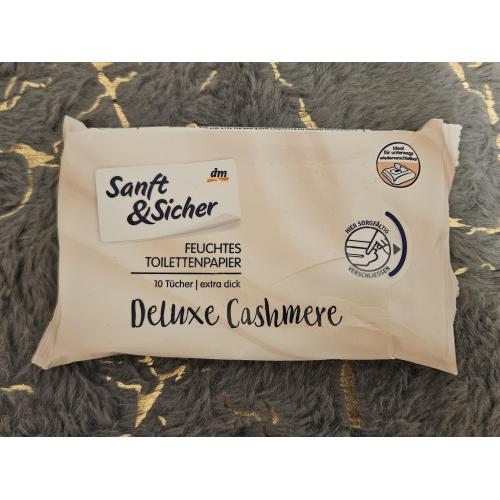 Sanft & Sicher Feuchtes Toilettenpapier Deluxe Cashmere (Nawilżany papier toaletowy z ekstraktem z kaszmiru) - opinie | zdjęcie do recenzji od Pantera Nera