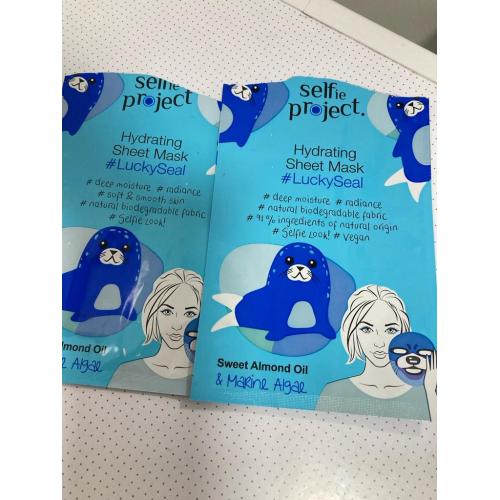 Selfie Project Lucky Seal, Hydrating Sheet Mask (Nawilżająca maska na tkaninie (nowa wersja)) - opinie | zdjęcie do recenzji od DomFra - 1
