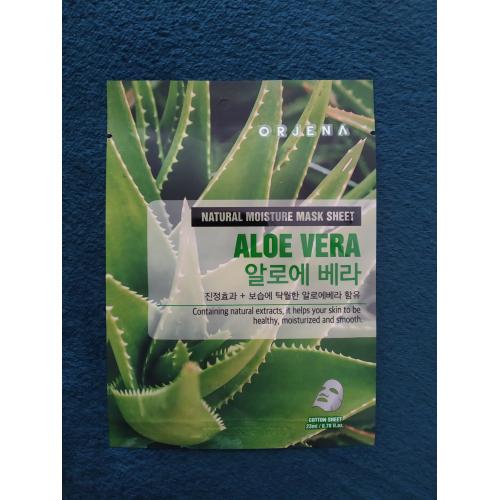 Orjena Natural Moisture Mask Sheet Aloe Vera (Maska w płachcie z aloesem łagodząca) - opinie | zdjęcie do recenzji od Avesammael - 2