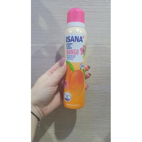 Isana Mango Deo Spray 24h (Dezodorant w sprayu `Mango`) - opinie | zdjęcie do recenzji od Bogusia_W