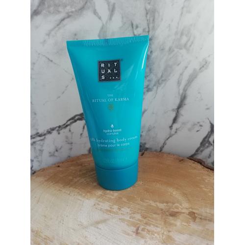 Rituals The Ritual of Karma, Lotus Flower & White Tea, 48h Hydrating Body Cream (Krem do ciała `Kwiat lotosu & biała herbata`) - opinie | zdjęcie do recenzji od Justyna_moja_pielegnacja