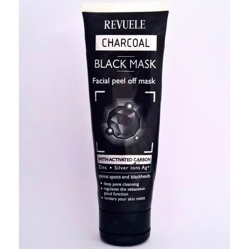 Revuele No Problem, Charcoal Black Mask Facial Peel-off (Maseczka peel off z węglem aktywowanym) - opinie | zdjęcie do recenzji od kosmetolove