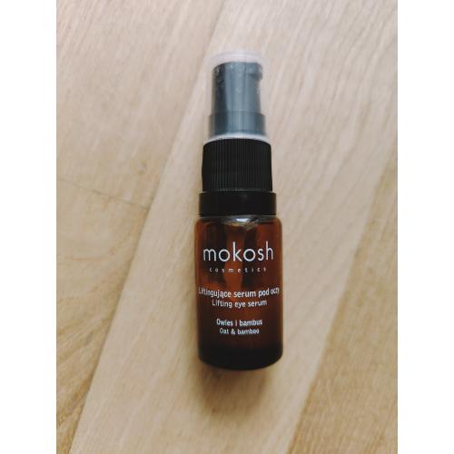 Mokosh Cosmetics Owies i bambus, Liftingujące serum pod oczy  - opinie | zdjęcie do recenzji od shewild