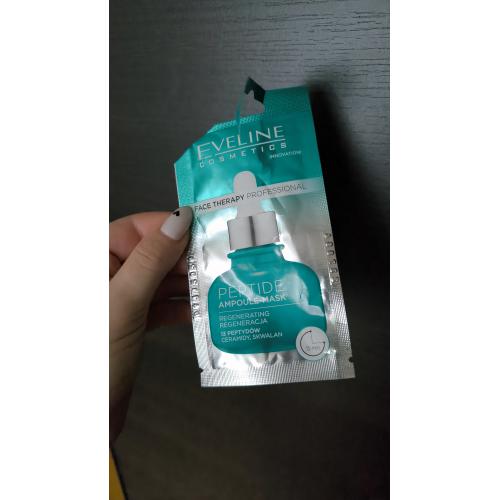 Eveline Cosmetics Face Therapy Professional, Peptide Ampoule-Mask (Maska-ampułka z peptydami) - opinie | zdjęcie do recenzji od wideopenshut