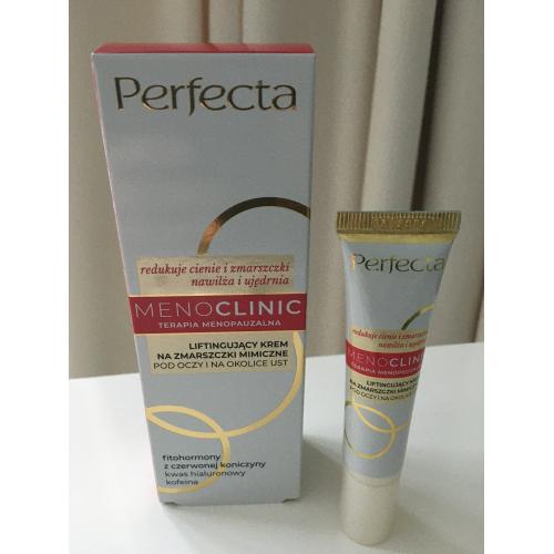 Perfecta Menoclinic Terapia Menopauzalna, Liftingujący krem na zmarszczki mimiczne pod oczy i na okolice ust - opinie | zdjęcie do recenzji od 2e9182b55bdf0a98ff6828ef66cf0b2a4e640980_67070af1f3125