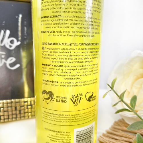 Revers Cosmetics Sweet Banana Regenerating, Shower Gel & Bath (Żel pod prysznic `Słodki banan`) - opinie | zdjęcie do recenzji od asia10933 - 2