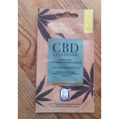 Bielenda CBD Cannabidiol, Maseczka nawilżająco-kojąca z CBD z konopi siewnych cera sucha / wrażliwa - opinie | zdjęcie do recenzji od Barbra61